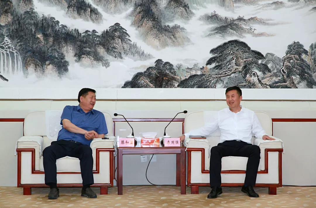 濟南市槐蔭區書記李國強會見潤發集團、遠洋生態領導一行